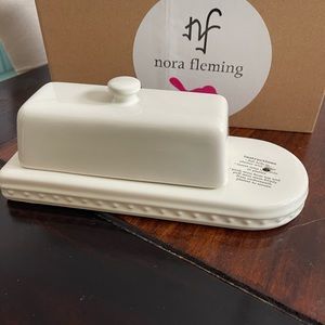 Nora Fleming Retired Butter Dish
